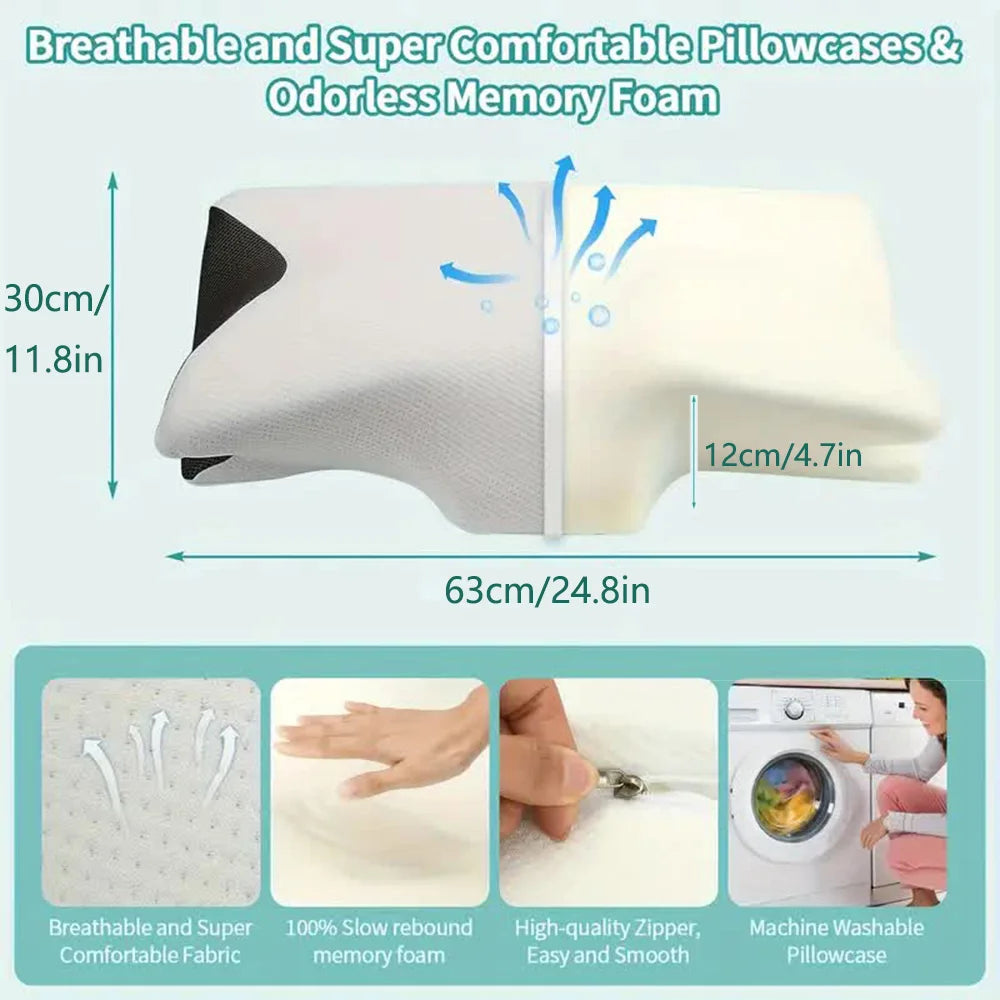 Aeromellow™ Ergonomic Butterfly Cervical Support Pillow
